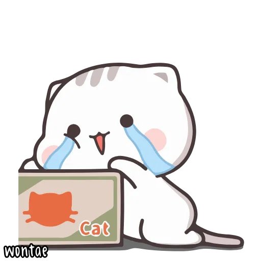 😭 Эмодзи «Котейка» для Telegram