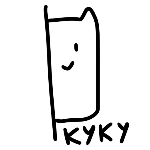 😀 Стикер «котік» для Telegram