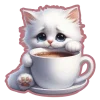 🐈 Эмодзи «Буквы и котики» для Telegram