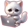 🐈 Эмодзи «Буквы и котики» для Telegram