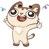🤩 Эмодзи «Котик Вк» для Telegram