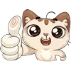 👍 Эмодзи «Котик Вк» для Telegram