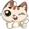 🤩 Эмодзи «Котик Вк» для Telegram