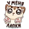 🐾 Эмодзи «Котик Вк» для Telegram