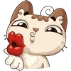 🤩 Эмодзи «Котик Вк» для Telegram