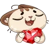 🤩 Эмодзи «Котик Вк» для Telegram