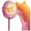 🪞 Эмодзи «😋 котики» для Telegram