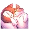 👫 Эмодзи «😋 котики» для Telegram