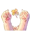 🍀 Эмодзи «😋 котики» для Telegram