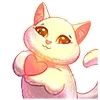 ♥️ Эмодзи «😋 котики» для Telegram