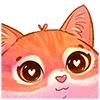 😍 Эмодзи «😋 котики» для Telegram