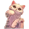🤜 Эмодзи «😋 котики» для Telegram