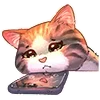 🥺 Эмодзи «😋 котики» для Telegram