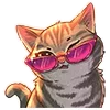 😎 Эмодзи «😋 котики» для Telegram