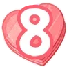 8⃣ Эмодзи «Emoji Love» для Telegram
