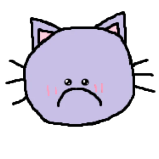 😔 Стикер «котики эмоджи» для Telegram