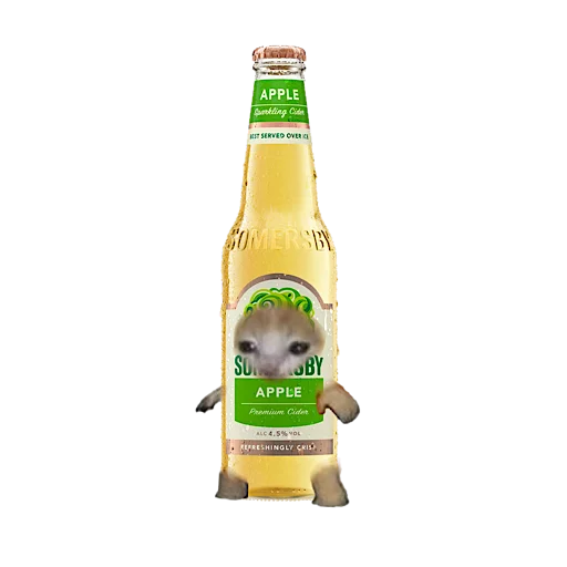 🍺 Стикер «котики овощи коты фрукты» для Telegram