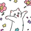 ❤️ Эмодзи «❤ котики» для Telegram