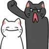 ❤️ Эмодзи «❤ котики» для Telegram