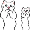 ❤️ Эмодзи «❤ котики» для Telegram