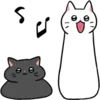 ❤️ Эмодзи «❤ котики» для Telegram