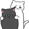 ❤️ Эмодзи «❤ котики» для Telegram