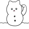 ❤️ Эмодзи «❤ котики» для Telegram