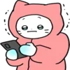 ❤️ Эмодзи «❤ котики» для Telegram