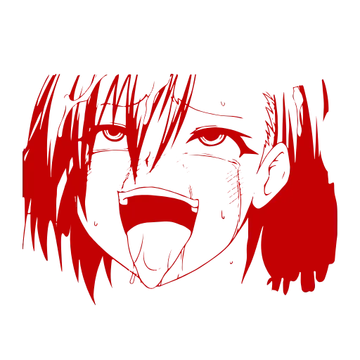 🥵 Эмодзи «Ahegao Adapt» для Telegram