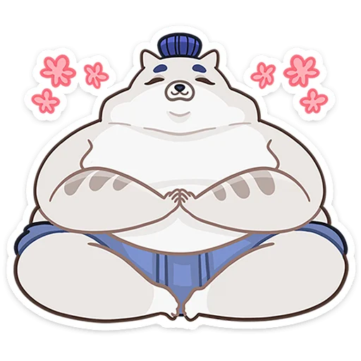 🧘‍♂ Стикер «Коцумо» для Telegram
