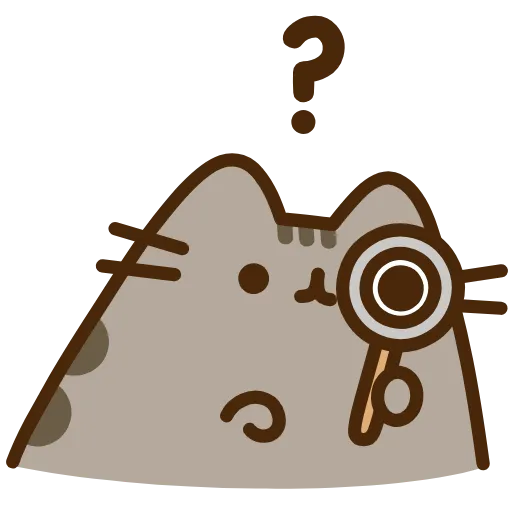 🧐 Стикер «Кот Пушин» для Telegram