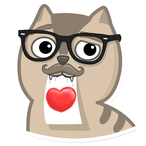 Стикерпак Smartypants для Telegram — скачать