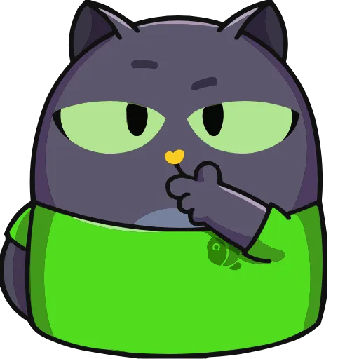 🤩 Эмодзи «Это Кот» для Telegram