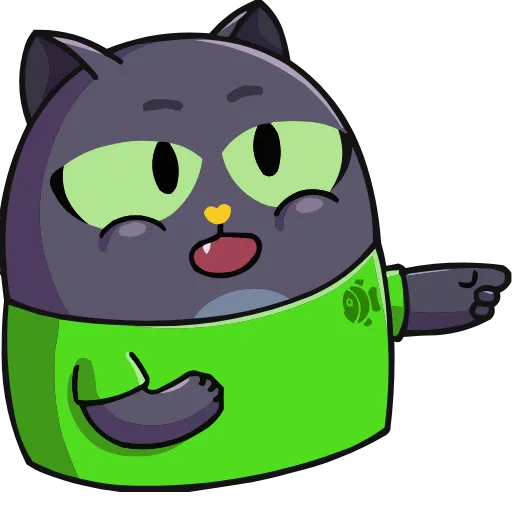 🤩 Эмодзи «Это Кот» для Telegram