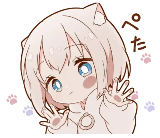 Стикерпак KotyaParst chibi для Telegram — скачать