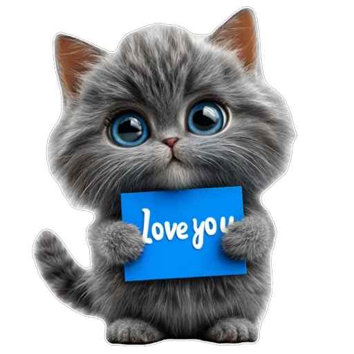 ❤ Стикер «Котенок» для Telegram