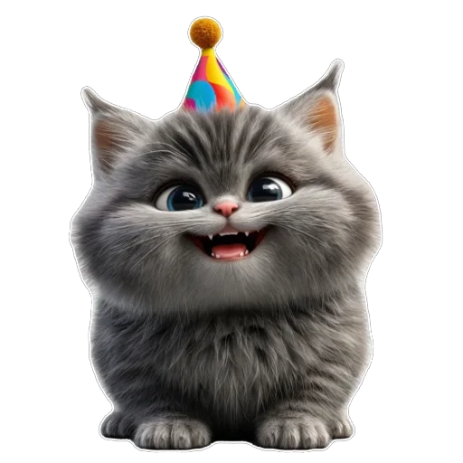 🥳 Стикер «Котенок» для Telegram