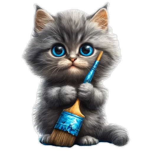 🎨 Стикер «Котенок» для Telegram