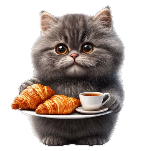 🥐 Стикер «Котенок» для Telegram