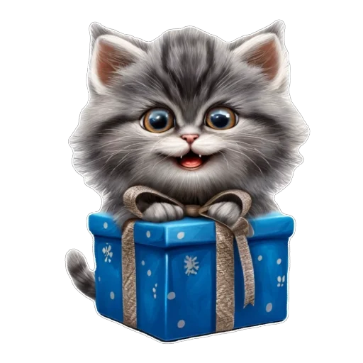 🎁 Стикер «Котенок» для Telegram