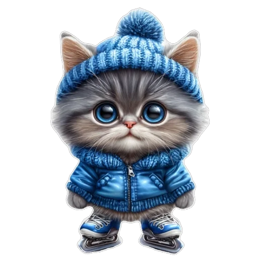 ⛸ Стикер «Котенок» для Telegram