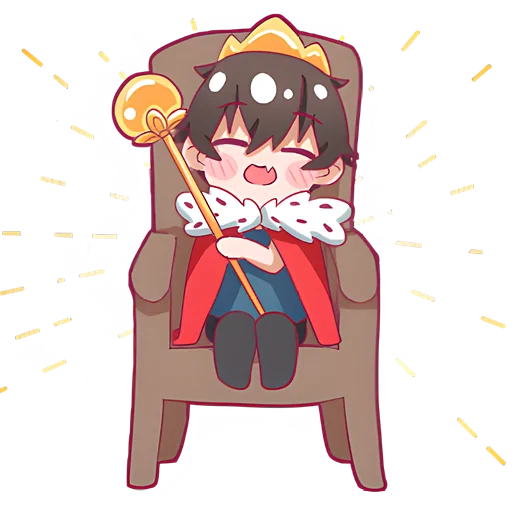 🤴 Стикер «Коуки-кун» для Telegram