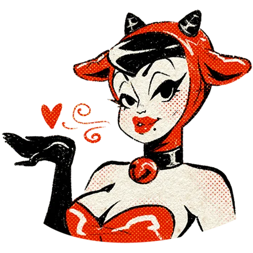 😘 Стикер «Козетта Без Текста» для Telegram