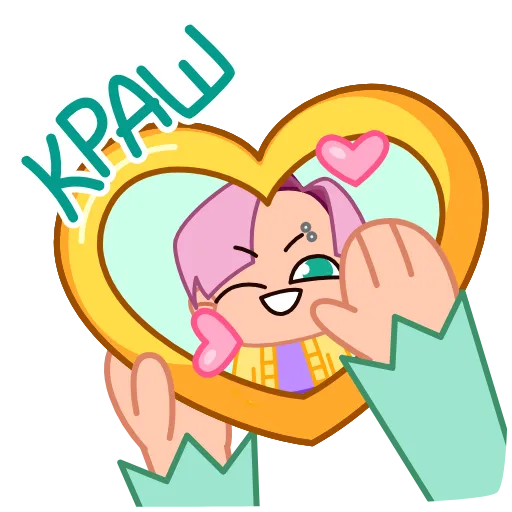 ⭐ Стикер «k-pop girls» для Telegram
