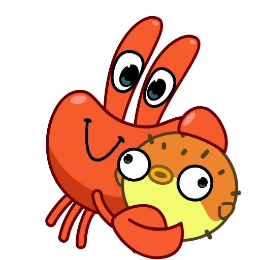 🥰 Стикер «Krab» для Telegram