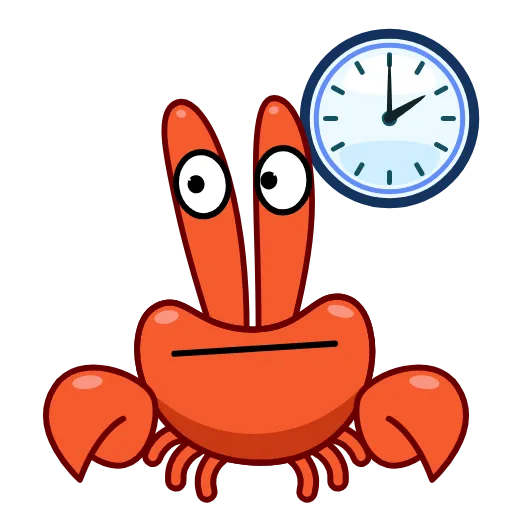 ⏱ Стикер «Krab» для Telegram