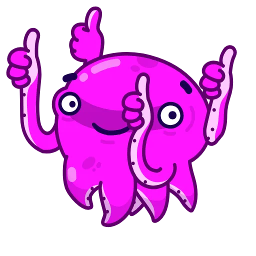 Стикерпак Kraken для Telegram — скачать