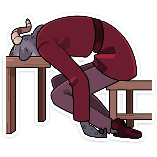 🤪 Стикер «Крампус» для Telegram