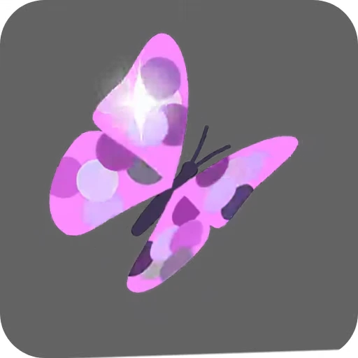 🦋 Стикер «Красивые смайлики» для Telegram