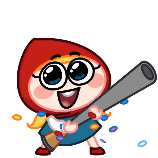 🤩 Эмодзи «Красная Шапка» для Telegram